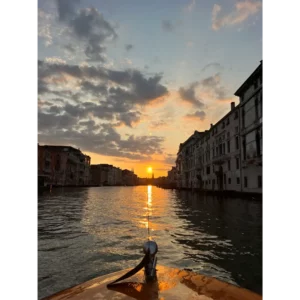 Tramonto veneziano e bolle di prosecco…